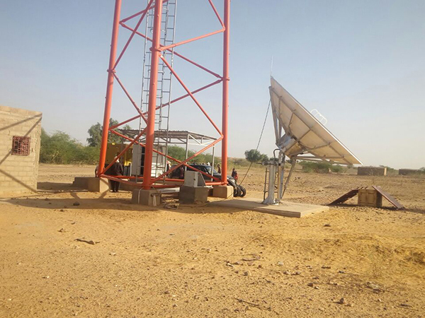 7 Sets of 40kVA Backup Generator Set for A Telecom Base Station in Africa