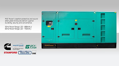 20—750kVA Soundproof Industrial Generator