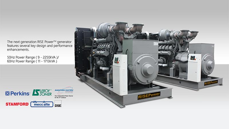 Perkins Diesel Engine Powered 7 - 1800kW Industrial Diesel Generator