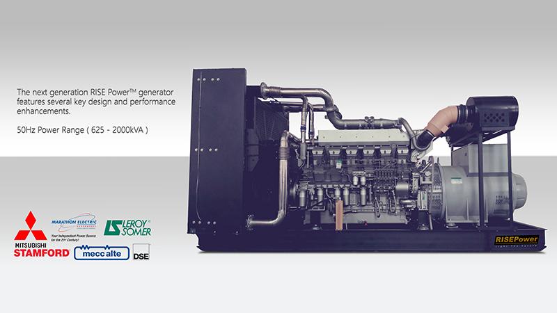 Mitsubishi Diesel Engine Powered 500 - 1600kW Mitsubishi Diesel Generator
